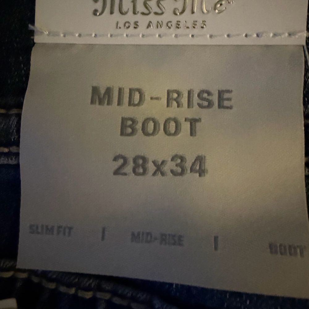 Miss Me Classic Blue Bootcut Jeans for women - Picture 2 of 6